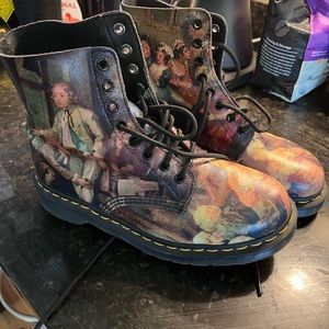 Doc Martens - Painted - Japan 2015 rare Good condition 8.5 W/7 M